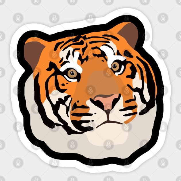 Tiger Sticker by ElviaMontemayor